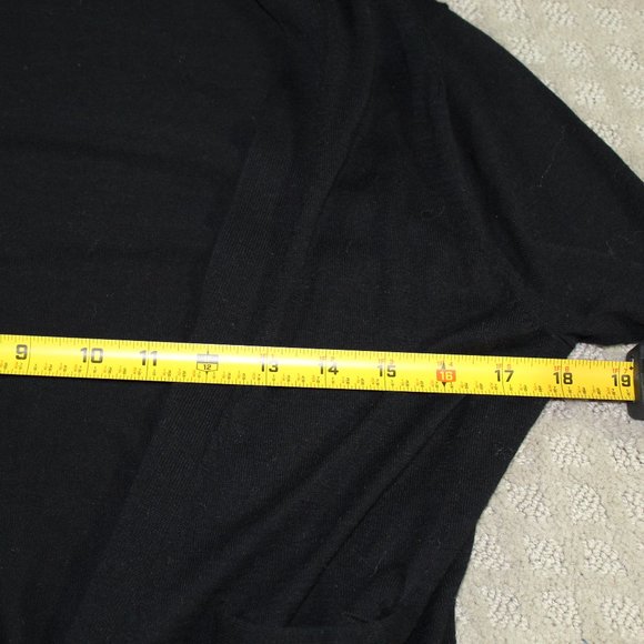 Gap Size M Black Knit Button Up Cardigan - Picture 3 of 6